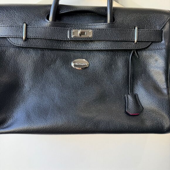 Mac Douglas Pyla Buni Black Leather Bag – Large Handbag Tote - Picture 8 of 15